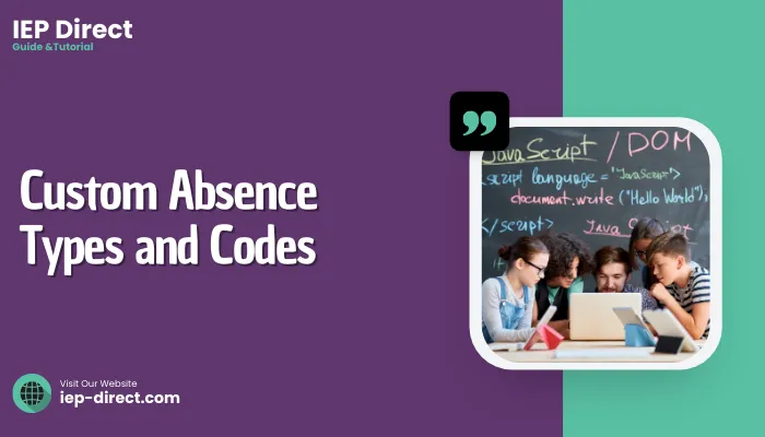 Custom Absence Types and Codes