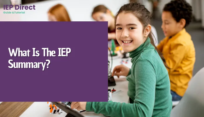 What Is The IEP Summary